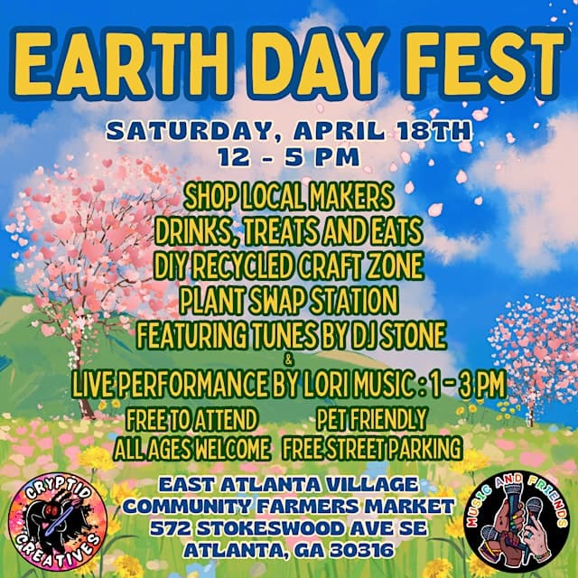 Earth Day Fest: Local Makers, Recycled Art, Music and More!